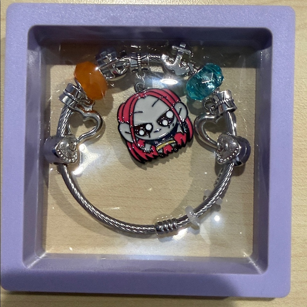 Colorful K-Pop Charm Bracelets Set - Picture 2 of 4